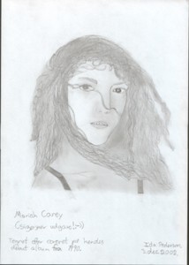 Tegnet efter Mariahs selvtitlede album fra 1990.